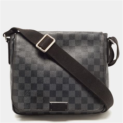 louis vuitton damier graphite messenger unix bag|Louis Vuitton damier shoulder bag.